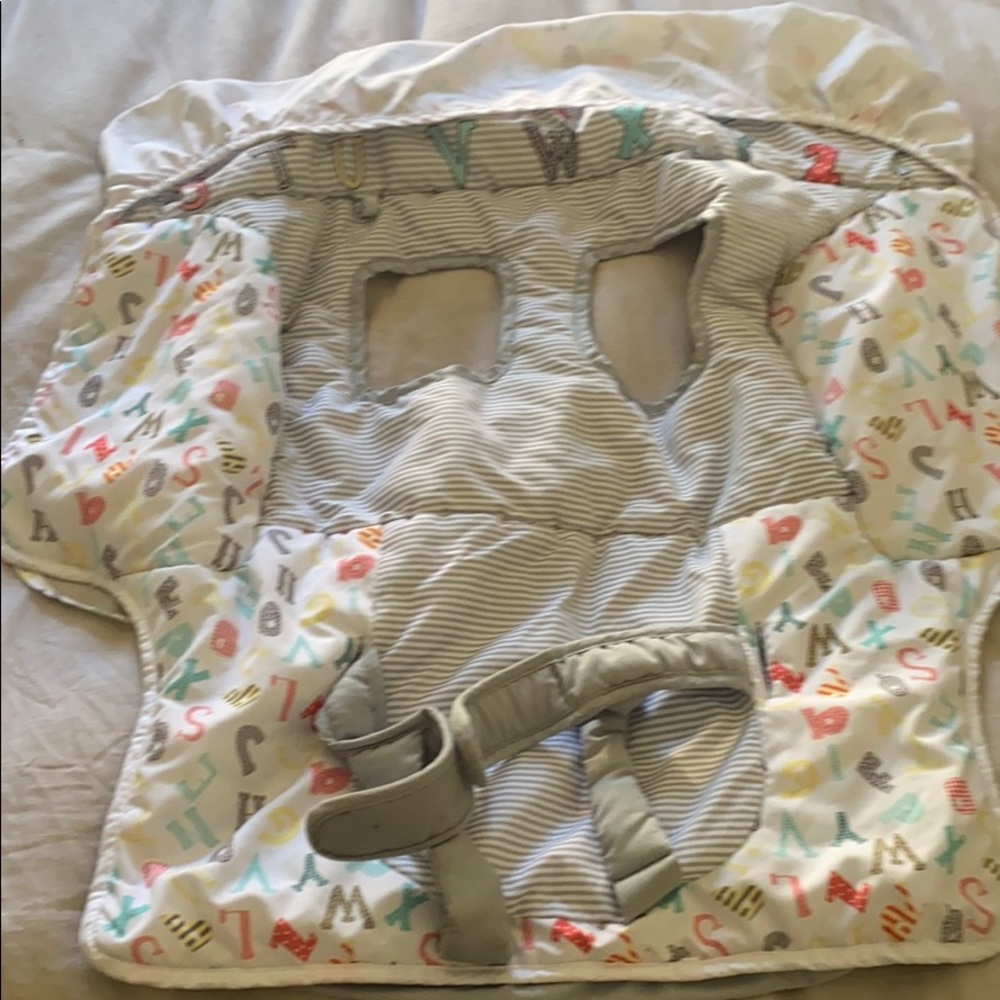 Alphabet shopping cart cover